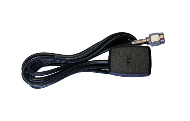 Black GPS antenna with 2m cable and SMA female connector