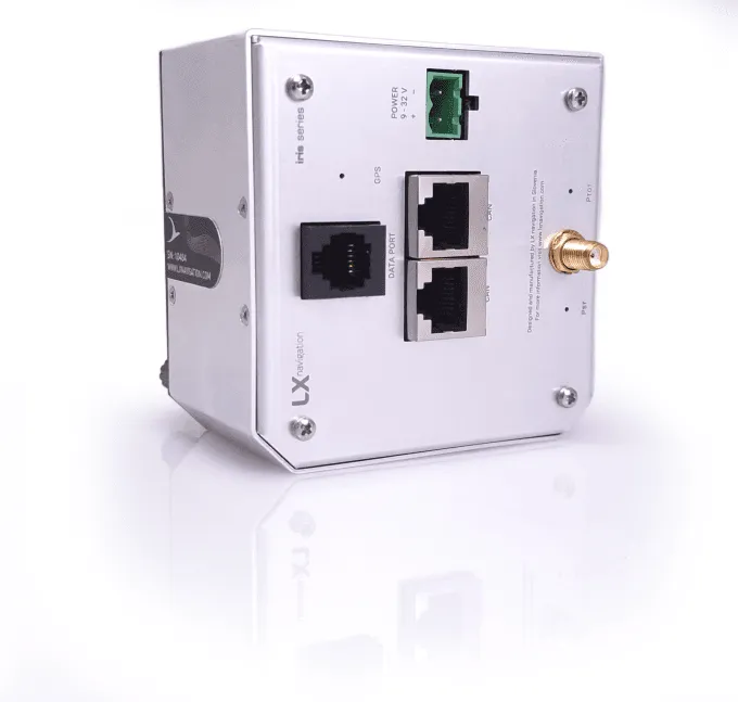 Back of iris EFIS with marked ports