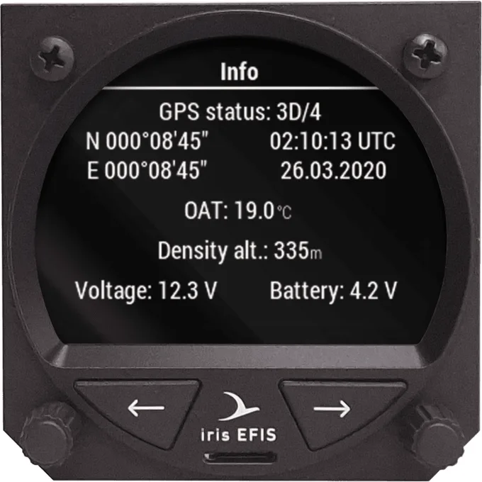 Info page