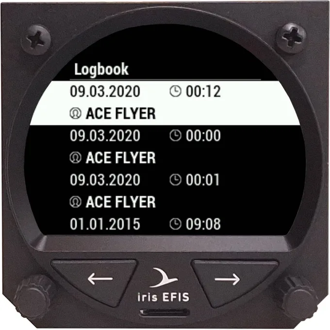 Logbook page