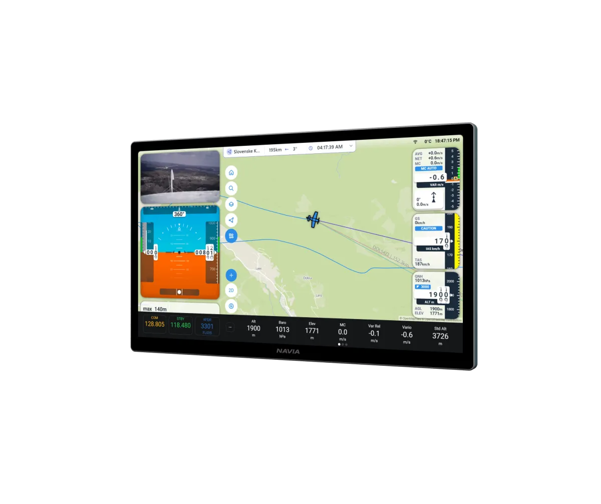 Navia Display 12 + 7 + 4 in panel